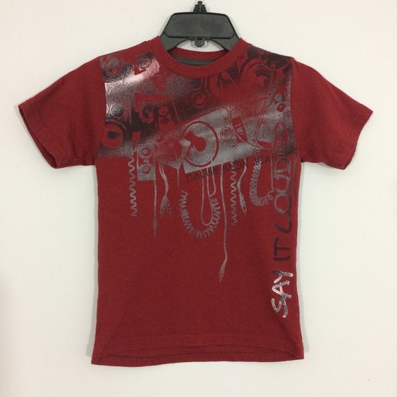 Calvin Klein Other - Calvin Klein Jeans Boys 7 Red "Say It Loud" Tshirt